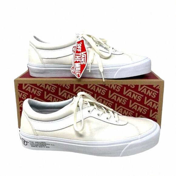 💖MEGA SALE💖Vans Bold Ni Women Marshmallow White VN0A3WLPWP3 Skateboarding - Picture 10 of 12